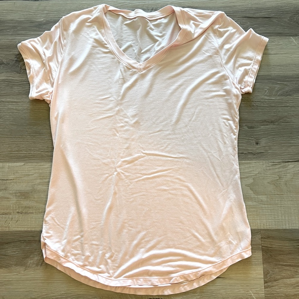 ZYIA Light Pink Short Sleeve Tee